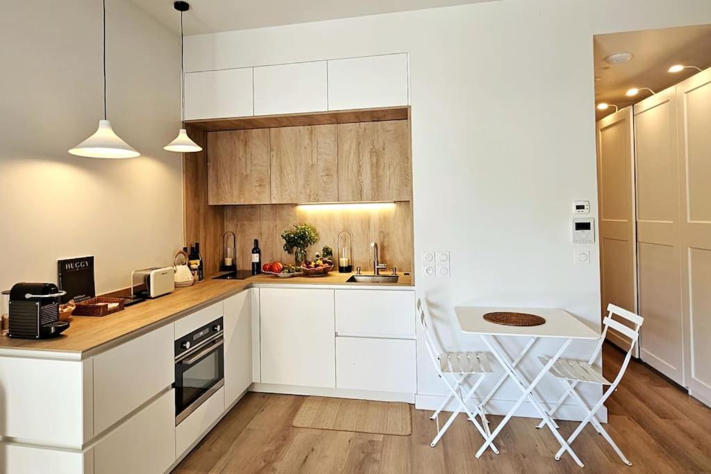 Arcareve - Grand Studio De Standing Avec Terrasse, Jardin Et Acces Direct A La Plage Аркашон Экстерьер фото