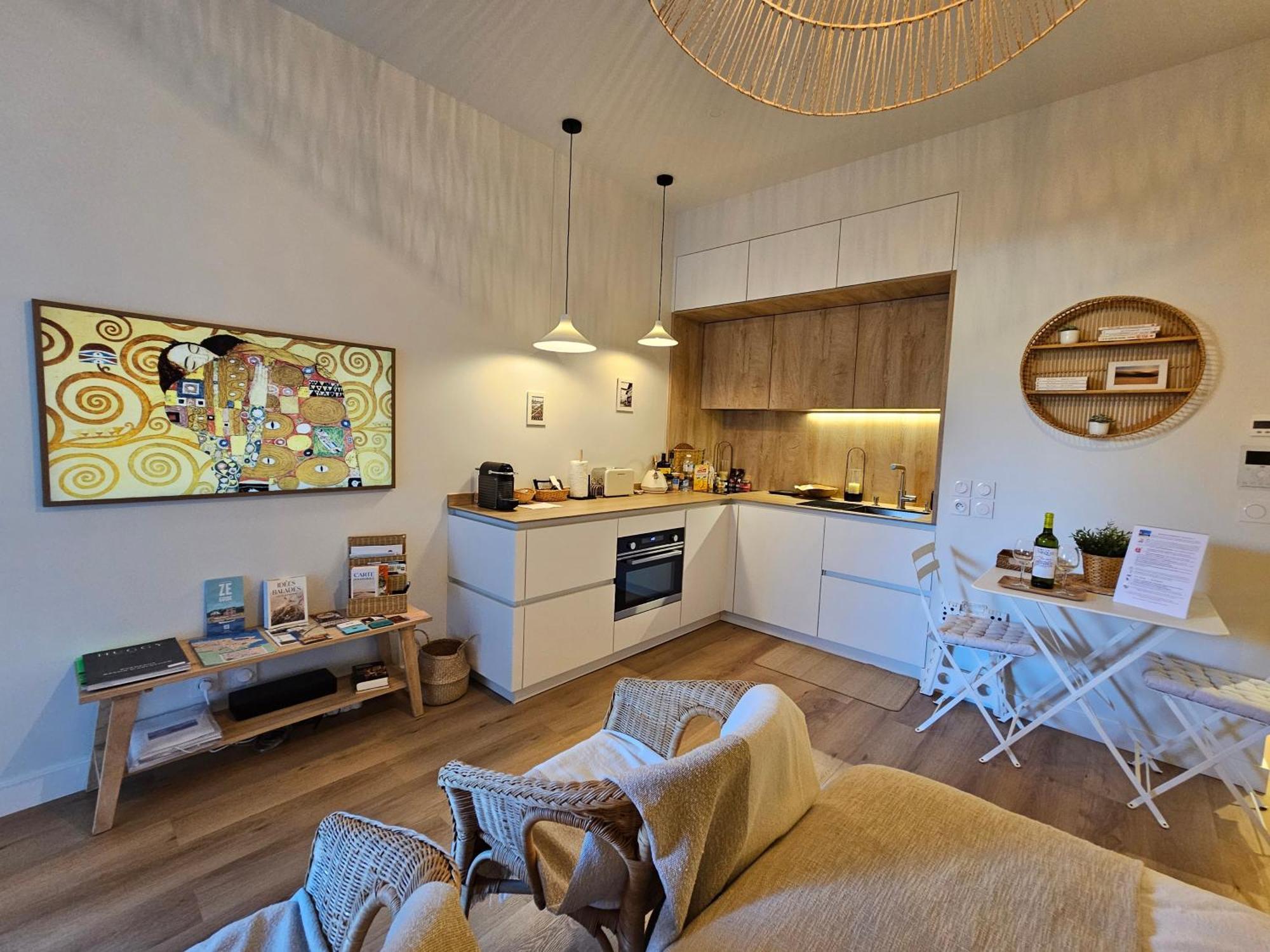 Arcareve - Grand Studio De Standing Avec Terrasse, Jardin Et Acces Direct A La Plage Аркашон Экстерьер фото